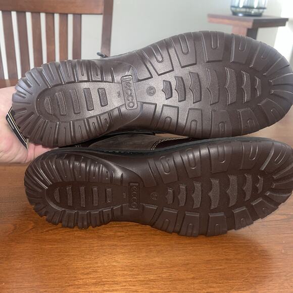 ECCO Women's Hiking Boot Size 42 LEATHER BROWN GORE-TEX New - Picture 4 of 6